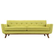 Wheatgrass fabric tufted back contemporary couch additional photo 2 of 3