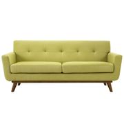 Wheatgrass fabric tufted back contemporary loveseat by Modway additional picture 3