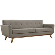Granite fabric tufted back contemporary couch additional photo 3 of 3
