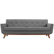 Expectation gray fabric tufted back couch by Modway additional picture 4