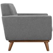 Expectation gray fabric tufted back chair by Modway additional picture 4