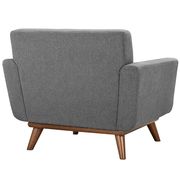 Expectation gray fabric tufted back chair by Modway additional picture 5