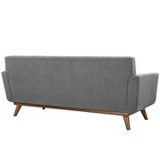 Expectation gray fabric tufted back loveseat additional photo 2 of 2