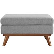 Expectation gray fabric tufted ottoman by Modway additional picture 3