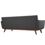 Gray fabric tufted back contemporary couch by Modway additional picture 2