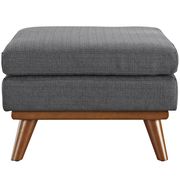 Gray fabric tufted top ottoman by Modway additional picture 2