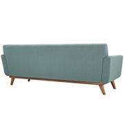 Laguna blue fabric tufted back couch additional photo 4 of 3