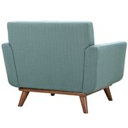 Laguna blue fabric tufted back chair additional photo 5 of 4