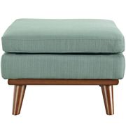 Laguna blue fabric tufted top ottoman by Modway additional picture 2