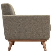 Oatmeal fabric tufted back retro chair by Modway additional picture 4