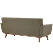 Oatmeal fabric tufted back retro loveseat by Modway additional picture 2