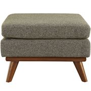 Oatmeal fabric tufted top ottoman by Modway additional picture 3