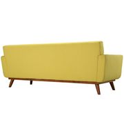 Yellow fabric tufted back retro couch by Modway additional picture 2