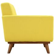 Yellow fabric tufted back retro chair by Modway additional picture 4