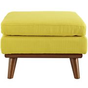 Yellow fabric tufted ottoman by Modway additional picture 2
