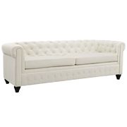 Fabric tufted classical mid-century style sofa by Modway additional picture 3