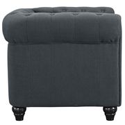 Black fabric tufted classical mid-century style chair by Modway additional picture 2