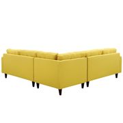 Sunny yellow fabric 3pcs even sectional sofa by Modway additional picture 4
