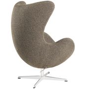 Oatmeeal wool comfortable lounger style chair by Modway additional picture 2