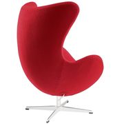 Red wool comfortable lounger style chair by Modway additional picture 2