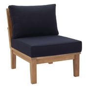10pcs outside/patio set in natural navy teak by Modway additional picture 5