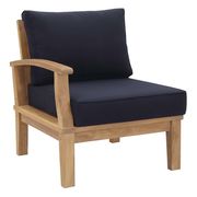 10pcs outside/patio set in natural navy teak by Modway additional picture 7