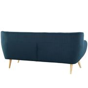 Mid-century style tufted retro couch in azure additional photo 3 of 2