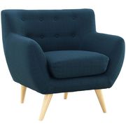 Mid-century style tufted retro chair in azure by Modway additional picture 4