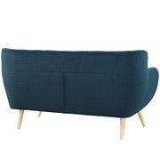 Mid-century style tufted retro loveseat in azure by Modway additional picture 4