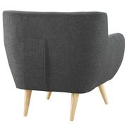Mid-century style tufted retro chair in gray by Modway additional picture 4