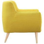 Mid-century style tufted retro chair in sunny by Modway additional picture 2