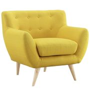 Mid-century style tufted retro chair in sunny by Modway additional picture 4