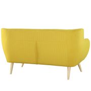 Mid-century style tufted retro loveseat in sunny by Modway additional picture 4