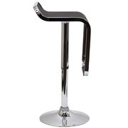 Stylish simple bar stool in black by Modway additional picture 2