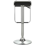 Simple style casual bar stool w/ brown seat by Modway additional picture 3