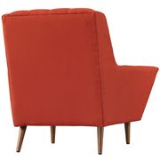 Atomic red fabric slope arms design chair by Modway additional picture 3