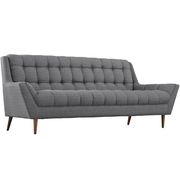 Gray fabric slope arms design sofa by Modway additional picture 2