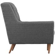 Gray fabric slope arms design chair by Modway additional picture 2