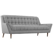 Gray fabric slope arms design sofa by Modway additional picture 3