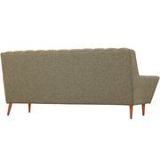 Oatmeal fabric slope arms design sofa by Modway additional picture 2