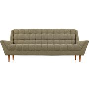 Oatmeal fabric slope arms design sofa by Modway additional picture 4