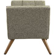 Oatmeal fabric slope arms design ottoman by Modway additional picture 2