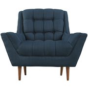 Azure blue fabric slope arms design chair by Modway additional picture 4