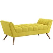 Medium sized bench in modern sunny fabric by Modway additional picture 5