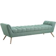 Laguna modern fabric bench by Modway additional picture 4