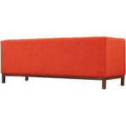 Fabric sofa with deep tufted buttons in red by Modway additional picture 2