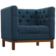 Fabric chair with deep tufted buttons in azure by Modway additional picture 2
