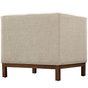 Fabric chair with deep tufted buttons in beige by Modway additional picture 2
