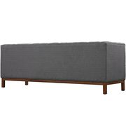 Fabric sofa with deep tufted buttons in gray by Modway additional picture 2
