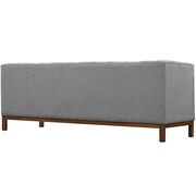 Fabric sofa with deep tufted buttons in gray by Modway additional picture 2